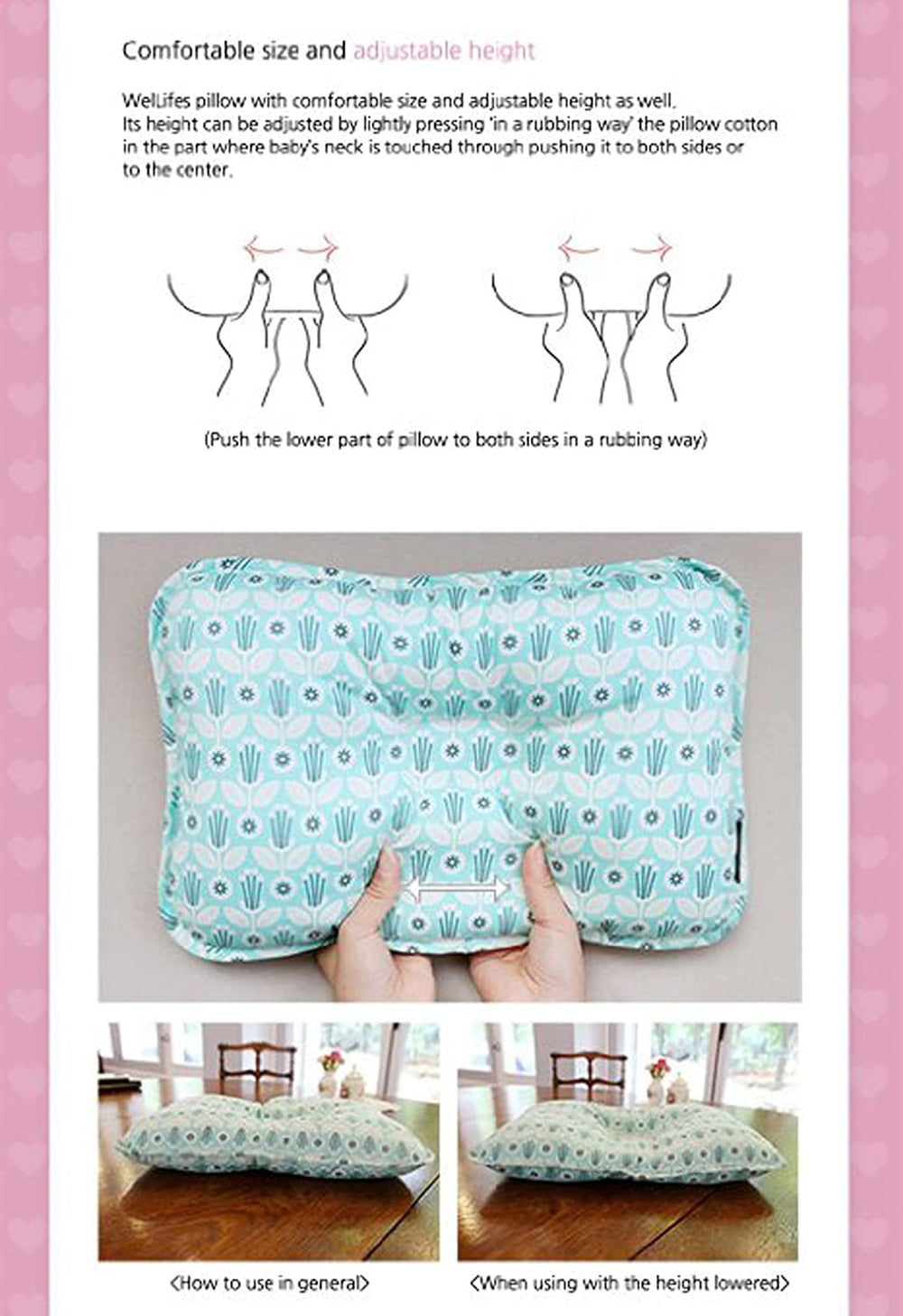 WelsLife durable high quality materials for long-lasting baby support.