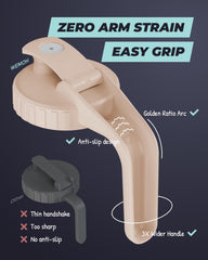 WEMOH pink pitcher with leak-proof seal prevents spills during transport