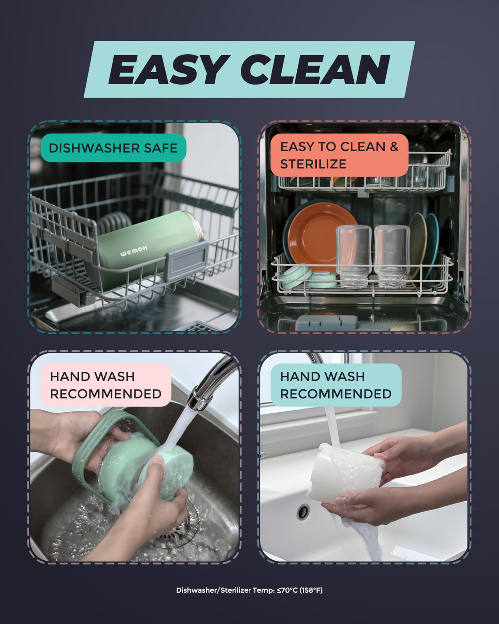 WEMOH military-grade shockproof base demonstrates durability in baggage handling.