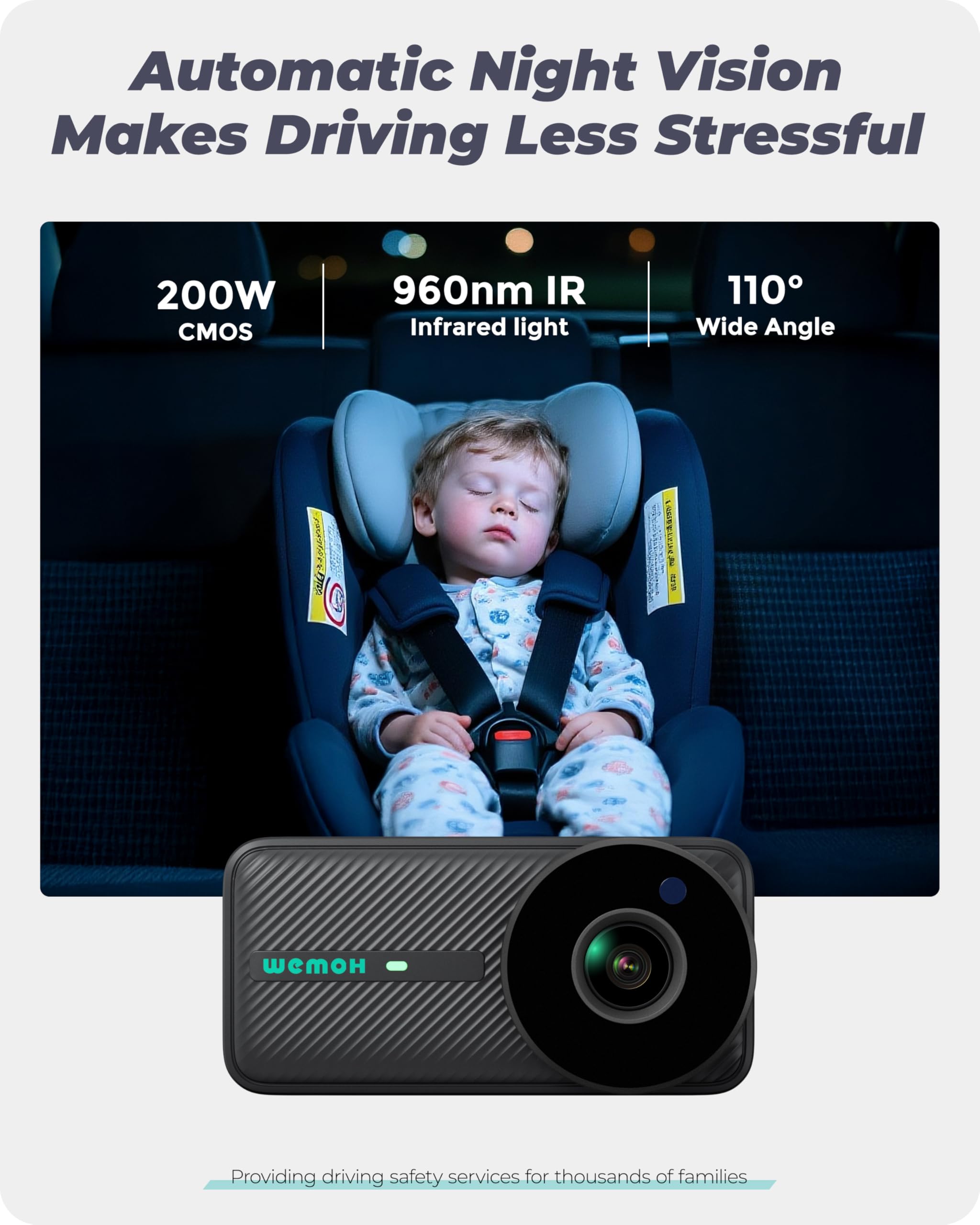 WEMOH split-view shows twin-monitoring with single, side-by-side, or auto-switch.