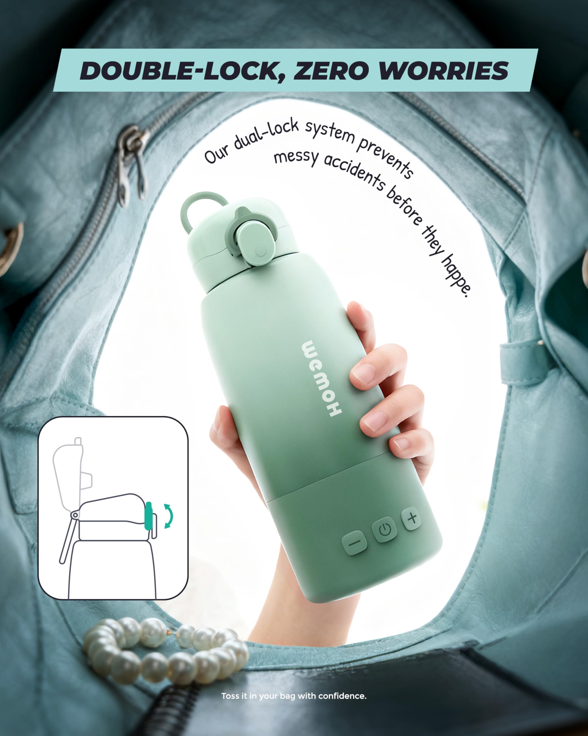 WEMOH self-clean mode ready for quick hygiene between uses