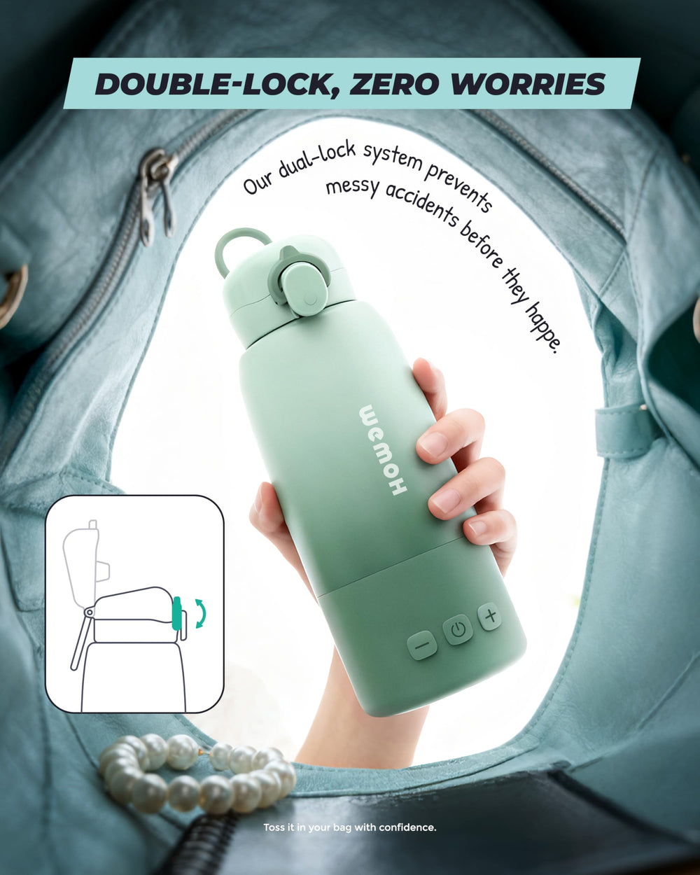 WEMOH self-clean mode ready for quick hygiene between uses