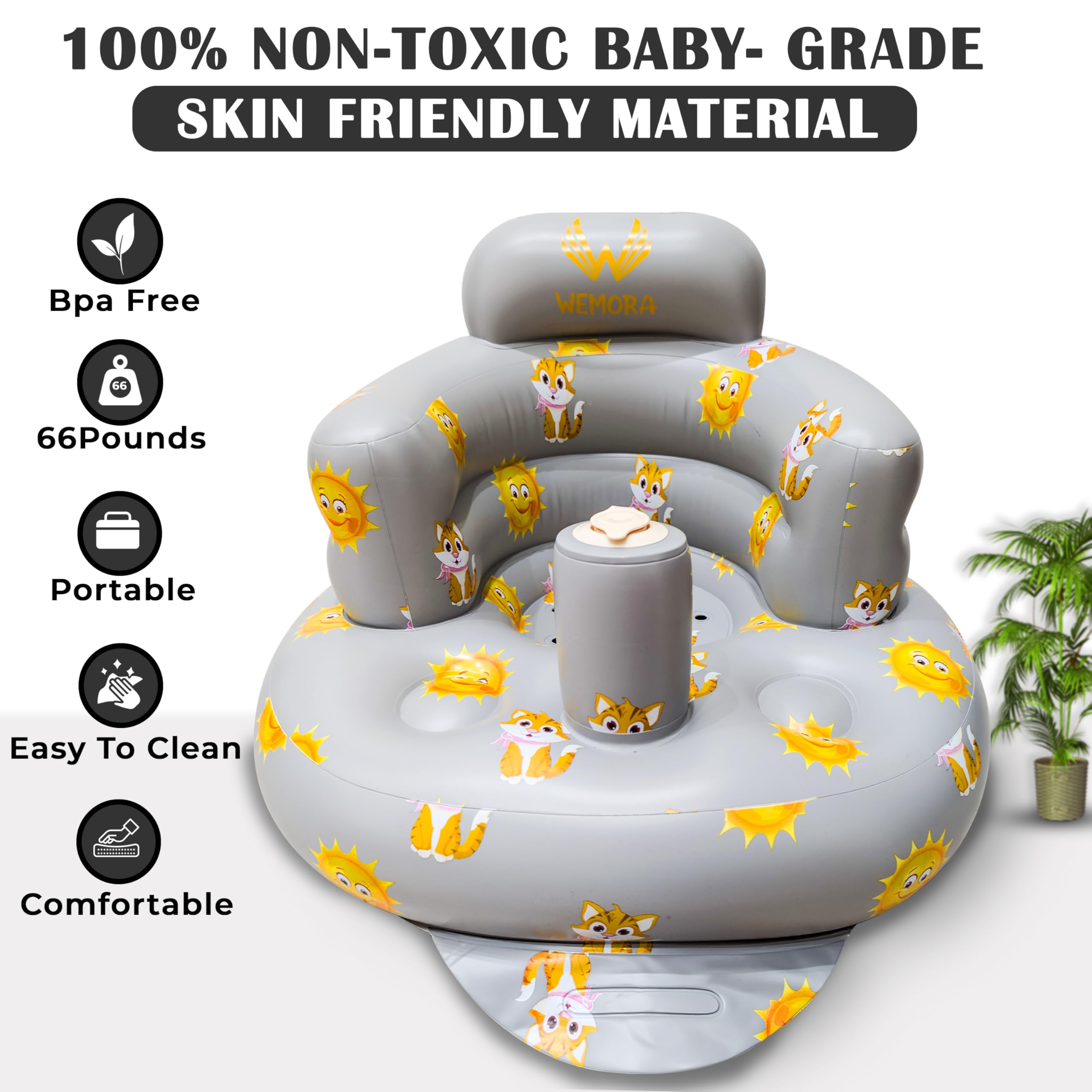 WEMORA growth-friendly baby seat makes a thoughtful gift for families