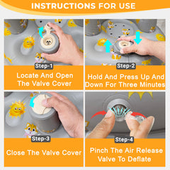 WEMORA baby seat in use during feeding and playtime sessions