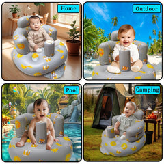 WEMORA inflatable baby seat folded compactly for easy packing