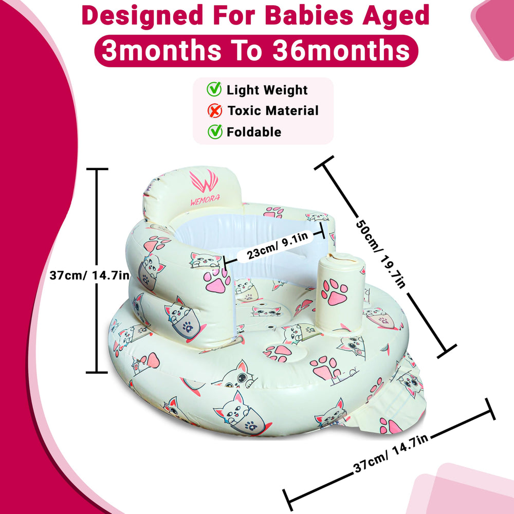 WEMORA inflatable baby seat gift packaging suitable for baby showers