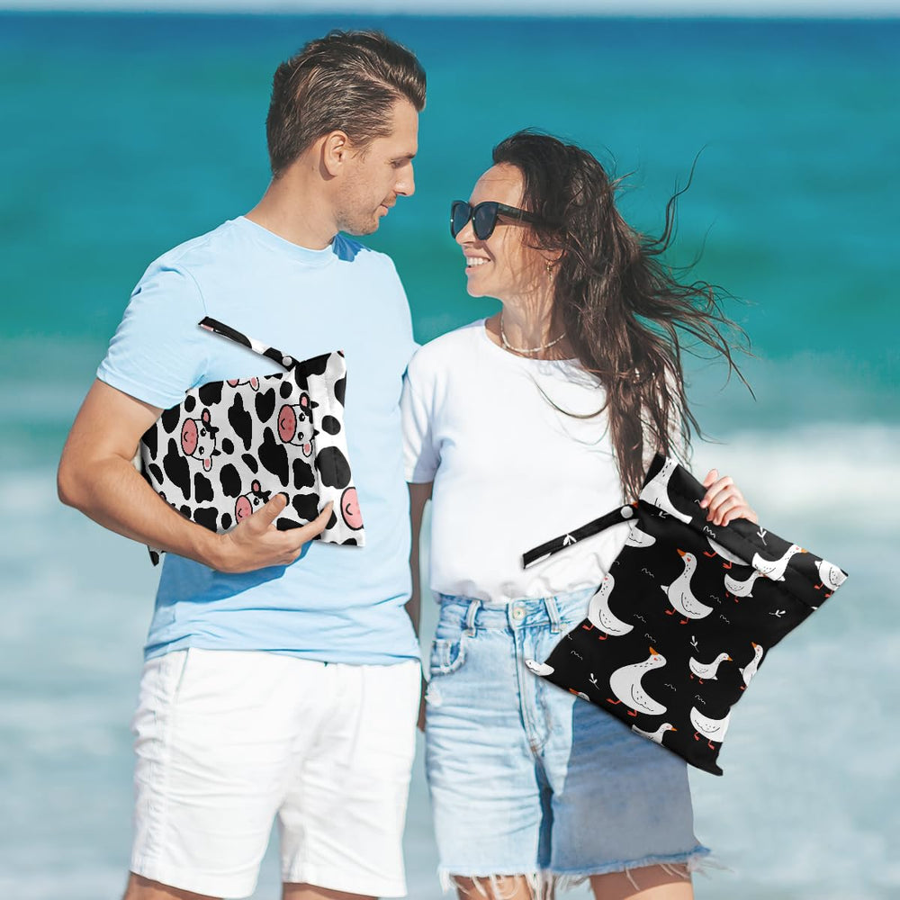 Wenboco makeup bag waterproof keeps cosmetics clean during travel.