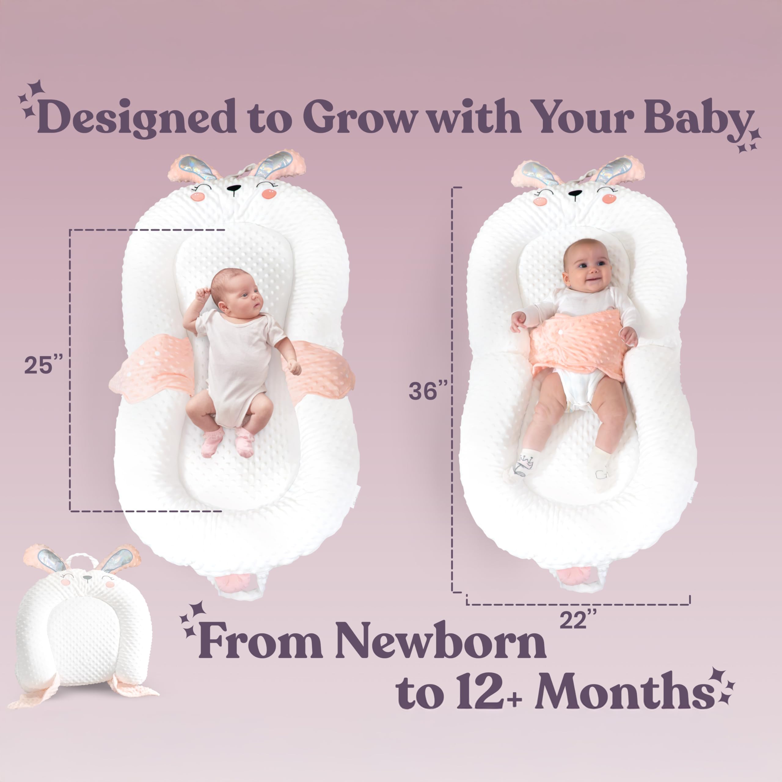 WENDIWAY pink cushion is portable and easy to carry.