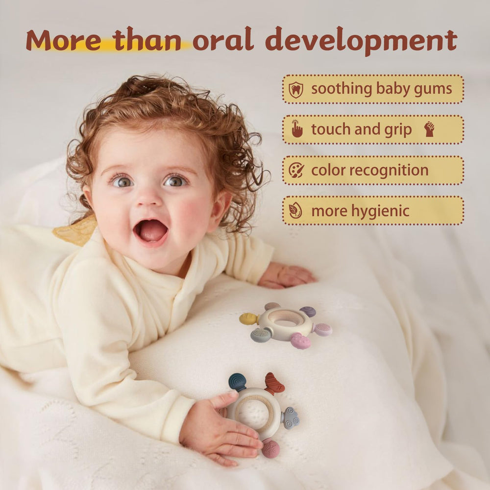 Wenobby teether rings are easy to clean and sanitize.
