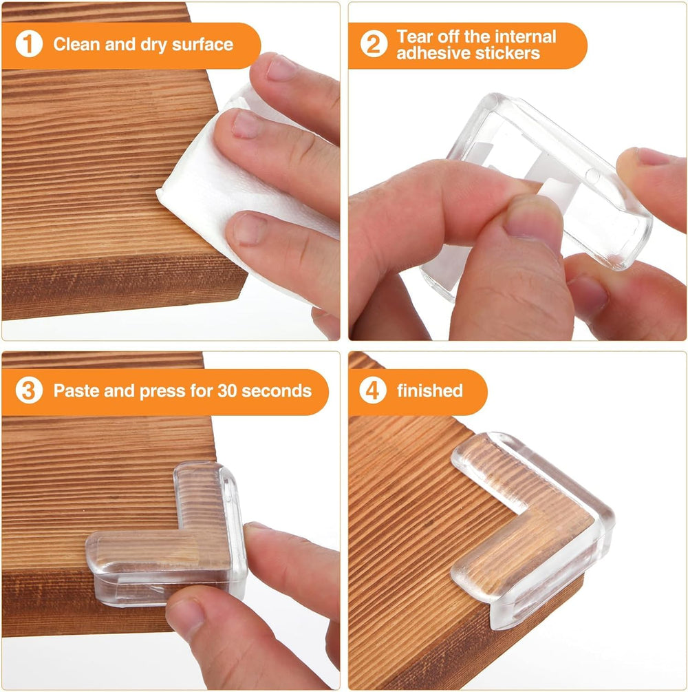 WENPENG installation easy corner protector for quick, child-safe edge coverage.