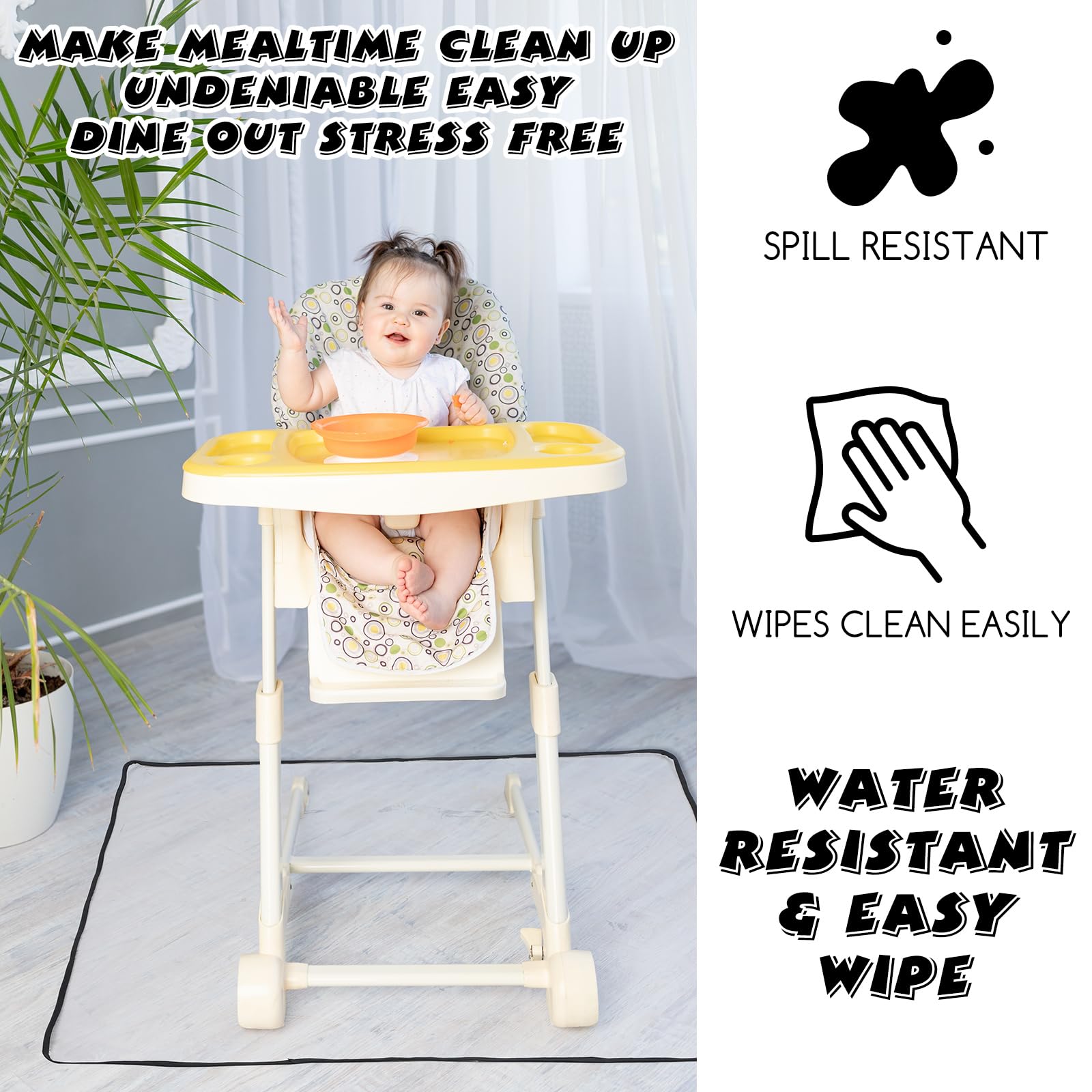 Wenqik multiuse splat mat suitable for crafts and picnics