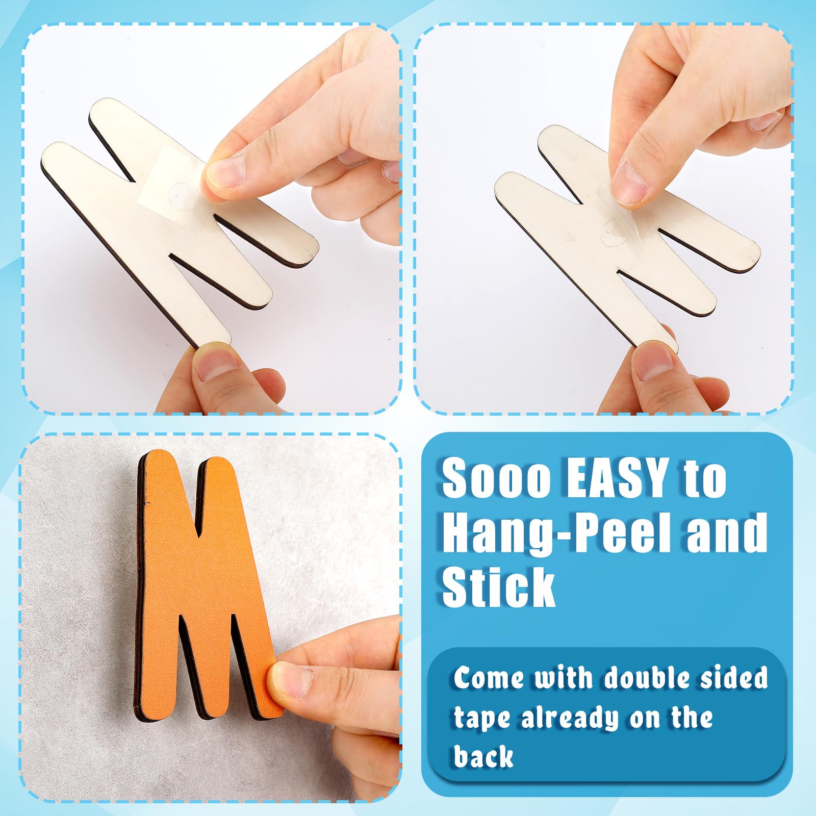 Wenqik forest-theme wooden signs create a playful nature vibe in nurseries and playrooms.