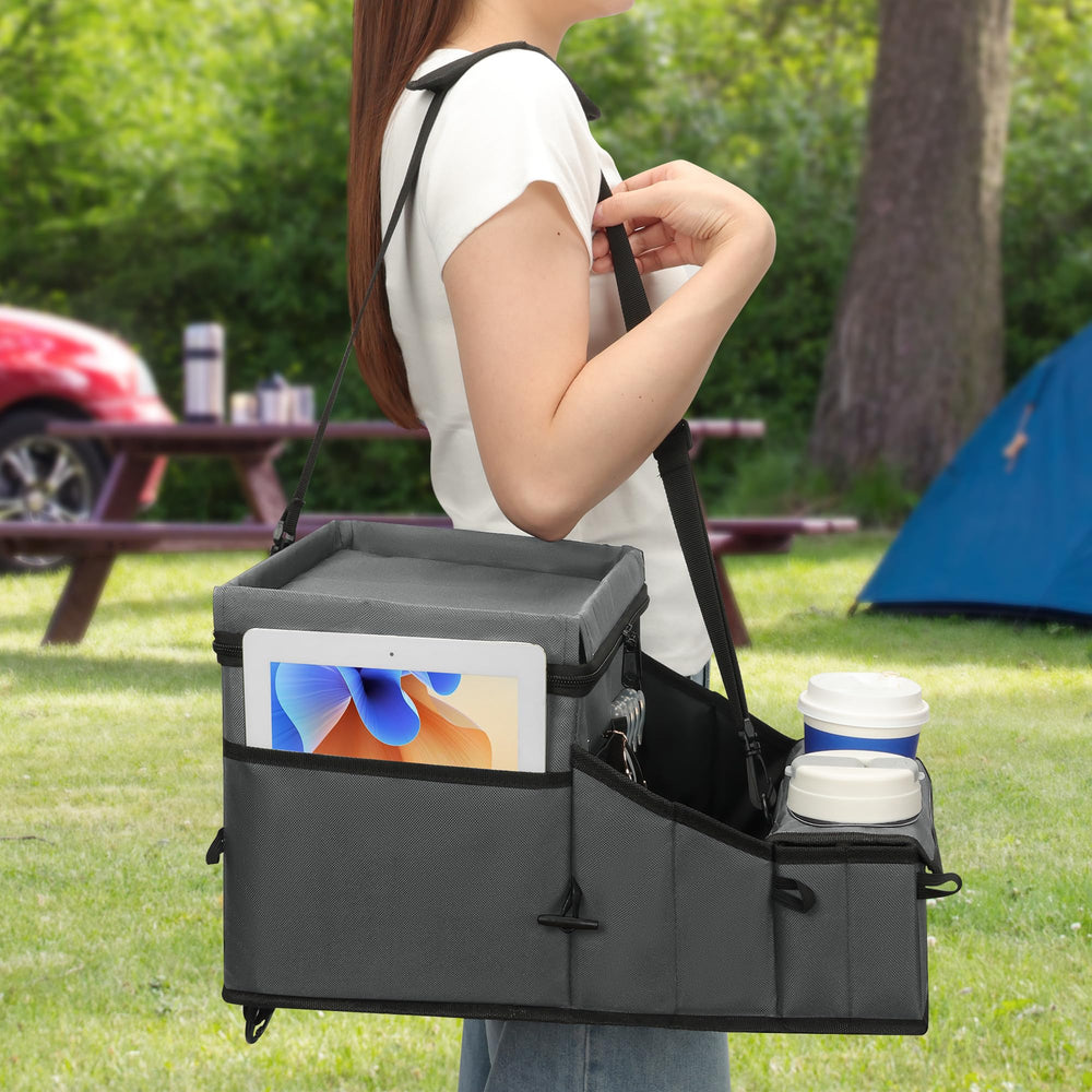 WENRENER detachable shoulder strap makes carrying easy when away from the car.