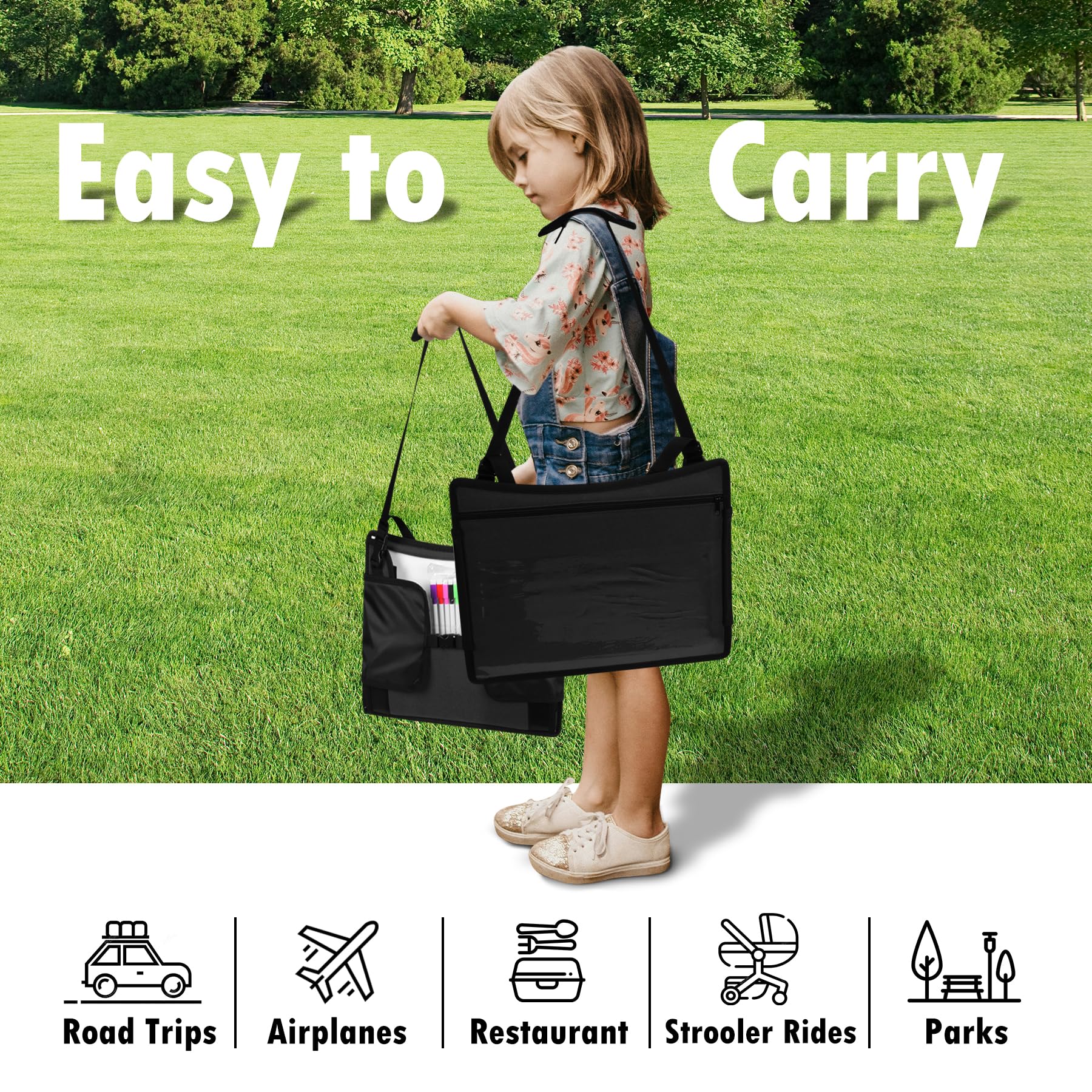 WENRENER large tablet holder secures iPad during travel