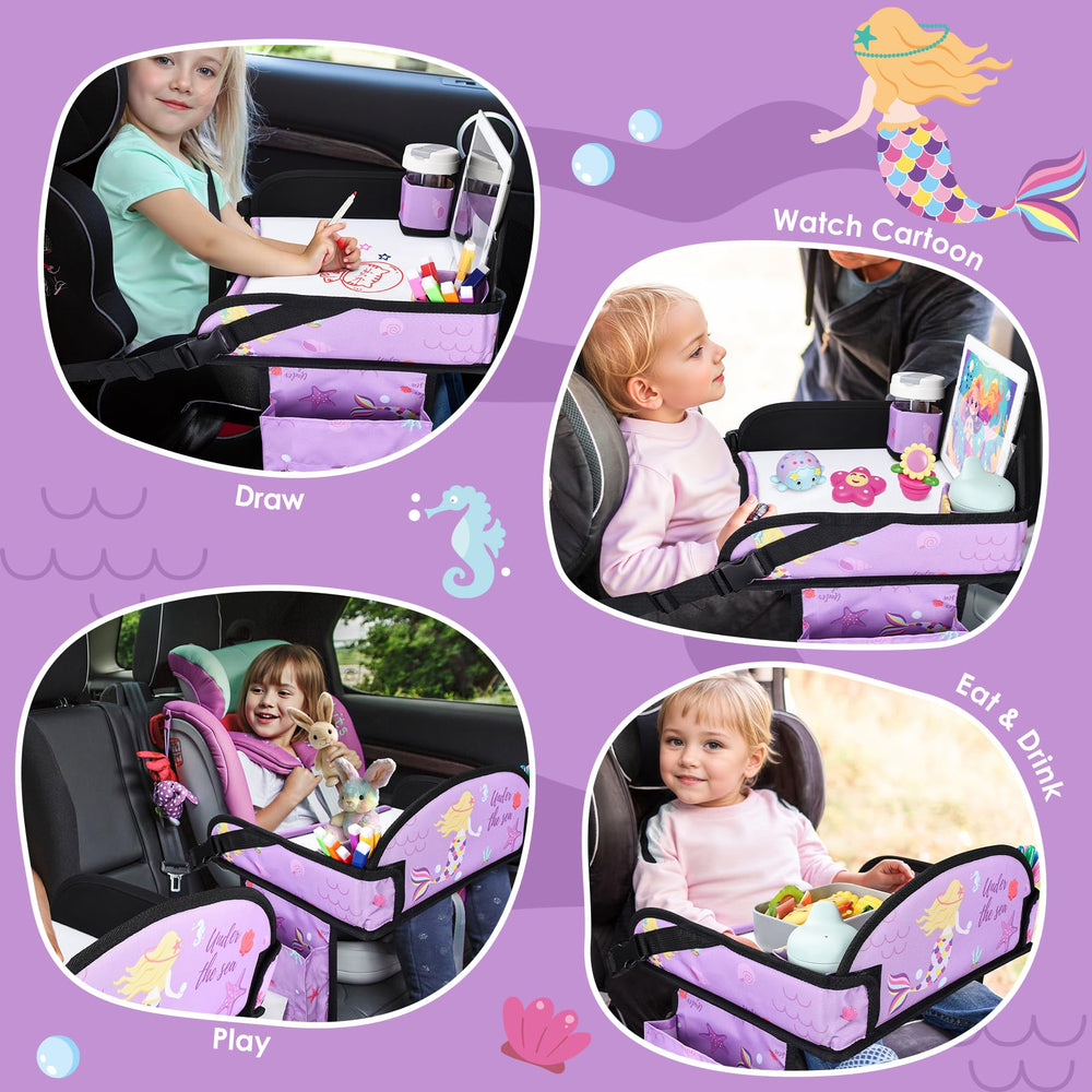 WENRENER Kids Travel Tray 600D Oxford fabric durability