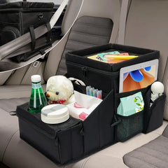 WENRENER large storage backseat holds toys, snacks, and devices neatly.