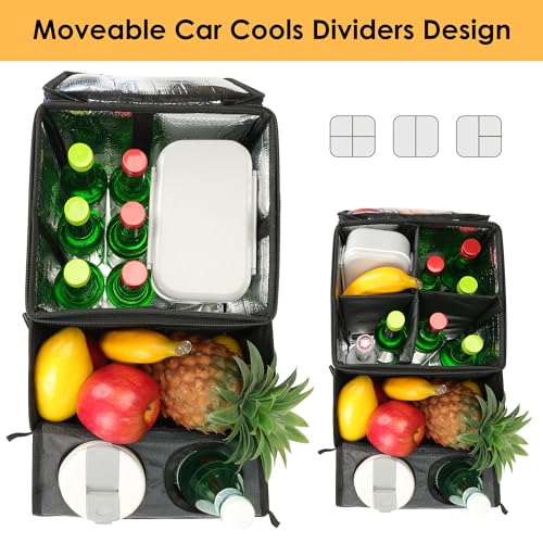 WENRENER large storage compartments help organize snacks, toys, and essentials neatly.