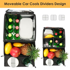 WENRENER travel cooler warmer compartment helps keep beverages cool or meals warm.