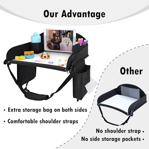 WENRENER travel tray with storage pockets for small essentials