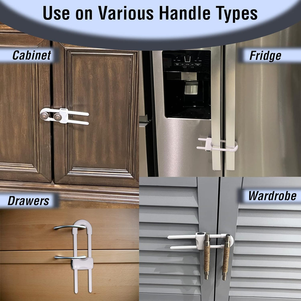 WENPENG multi-use locks ideal for cupboards, closets and fridges