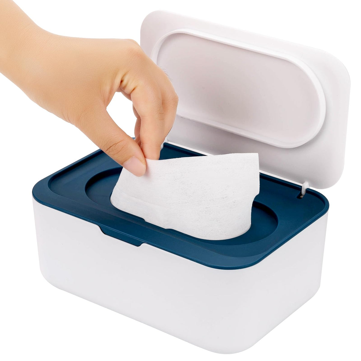 Wenvastree baby wipes dispenser with compact design for easy bedside access.