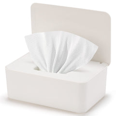 Wenvastree baby wipes dispenser shown on a counter, ready for use.
