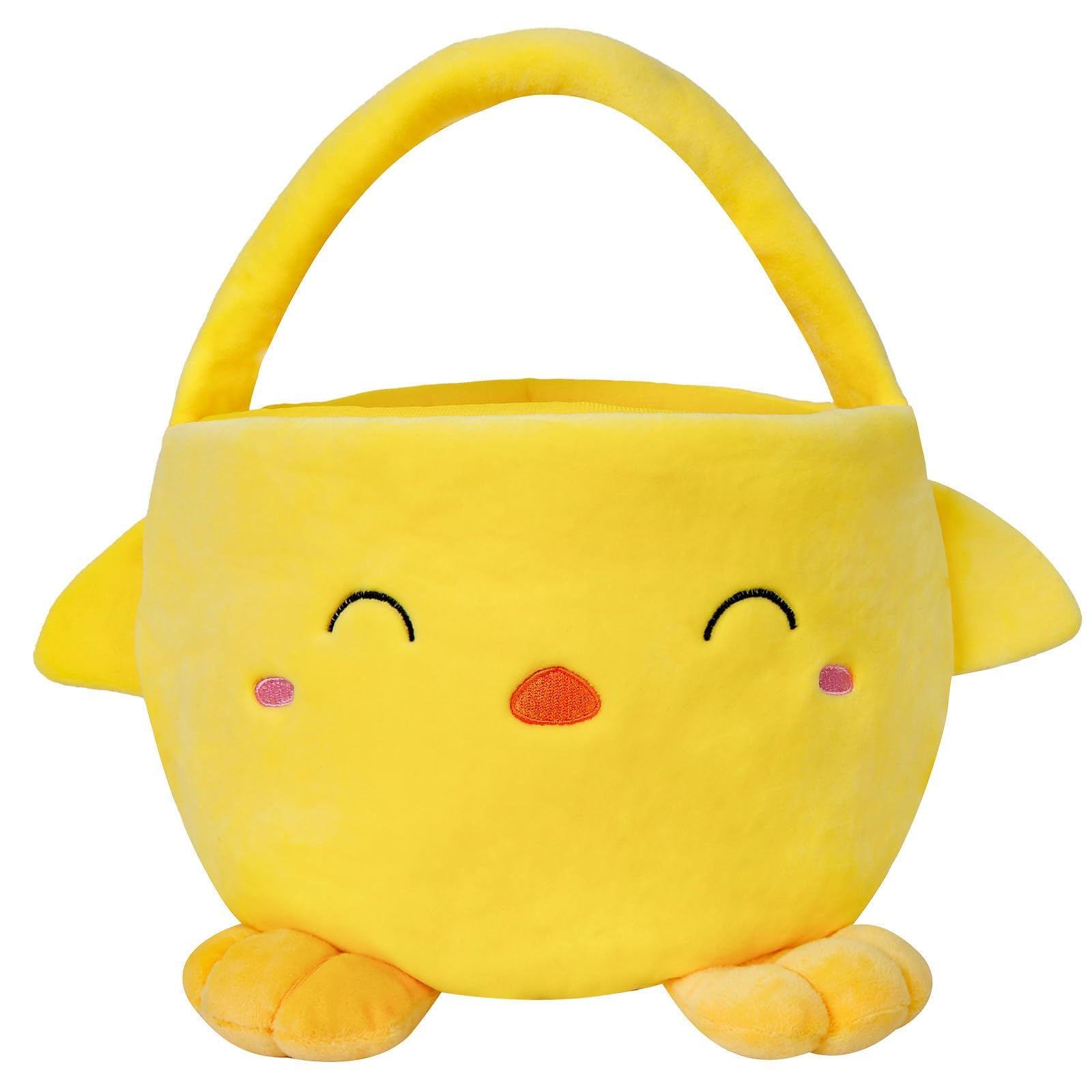 Wepop Easter Basket chick-front view shows kid-friendly design for egg hunts.