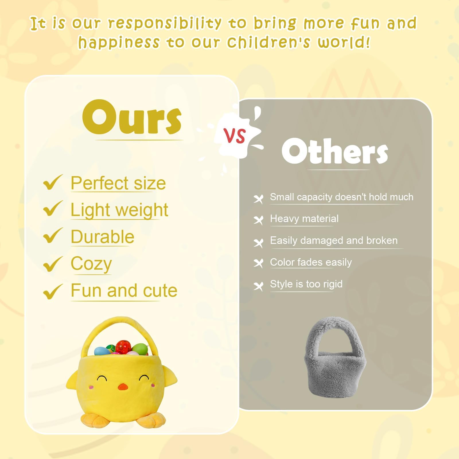 Wepop Easter Basket kids-easter-hunt illustrates versatile holiday fun.