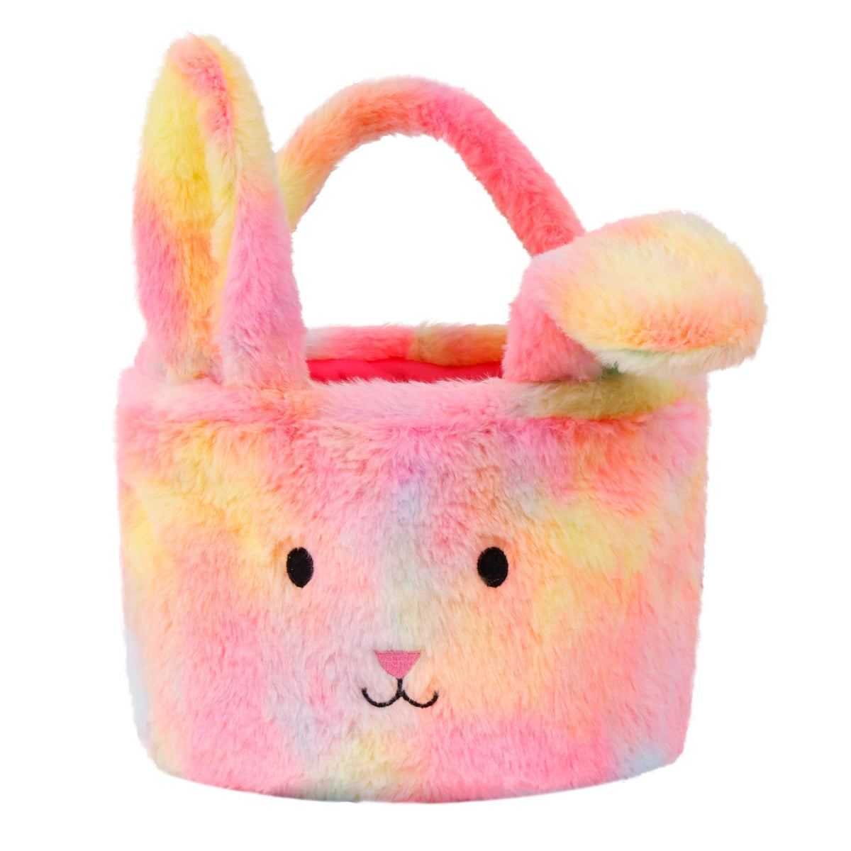 Wepop Easter basket plush kids' hand-held tote for egg hunts