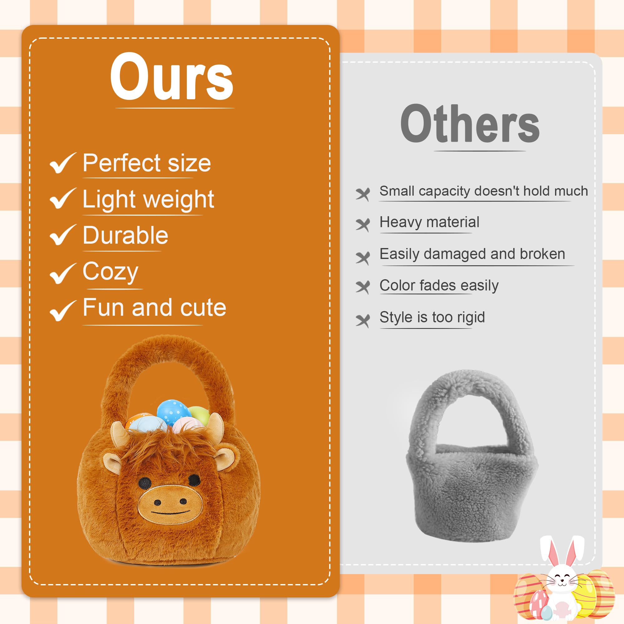Wepop plush Rabbit Easter character – soft, cozy companion for egg hunts.