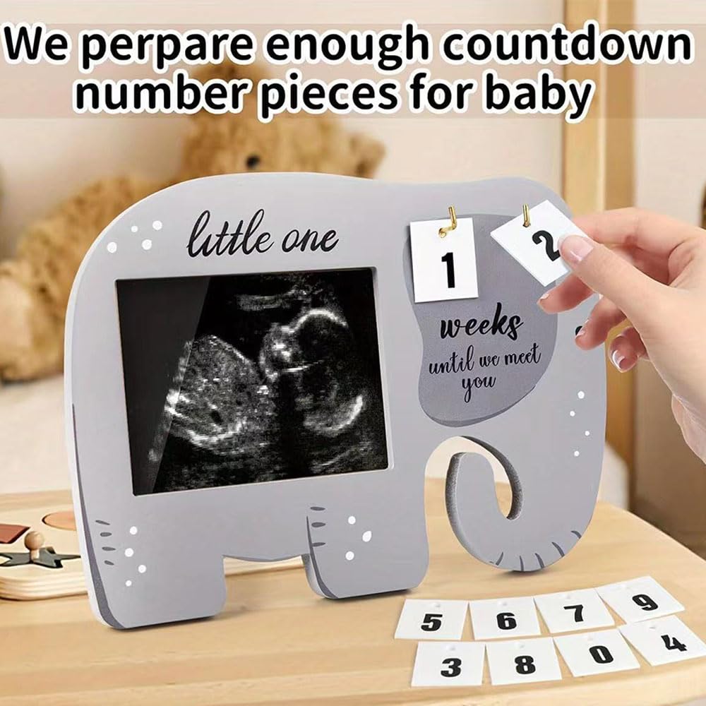 WerkaSi Ultrasound Picture Frame nursery display creates a heartwarming focal point for baby photos.