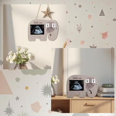 WerkaSi Ultrasound Picture Frame photo slot highlights treasured sonogram moments for keepsakes.