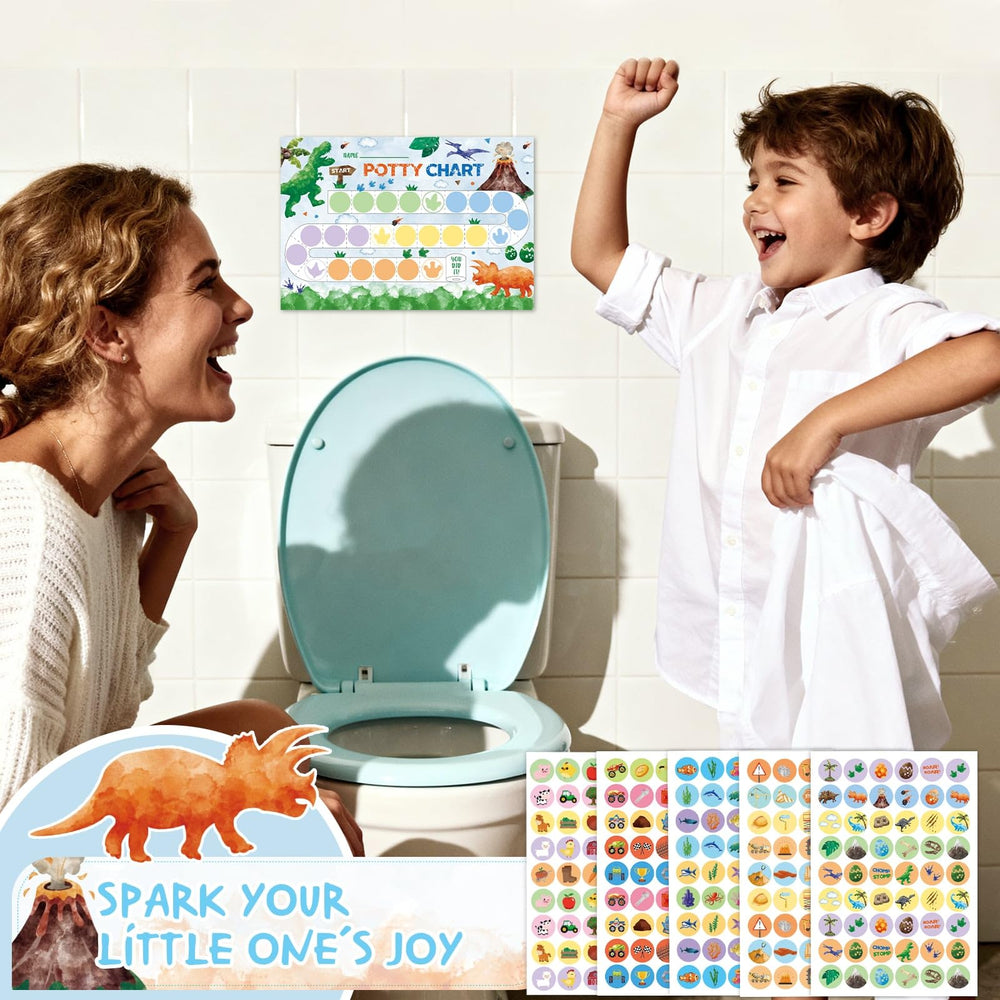 WERNNSAI potty chart reward stickers showcase progress with 270 fun icons.