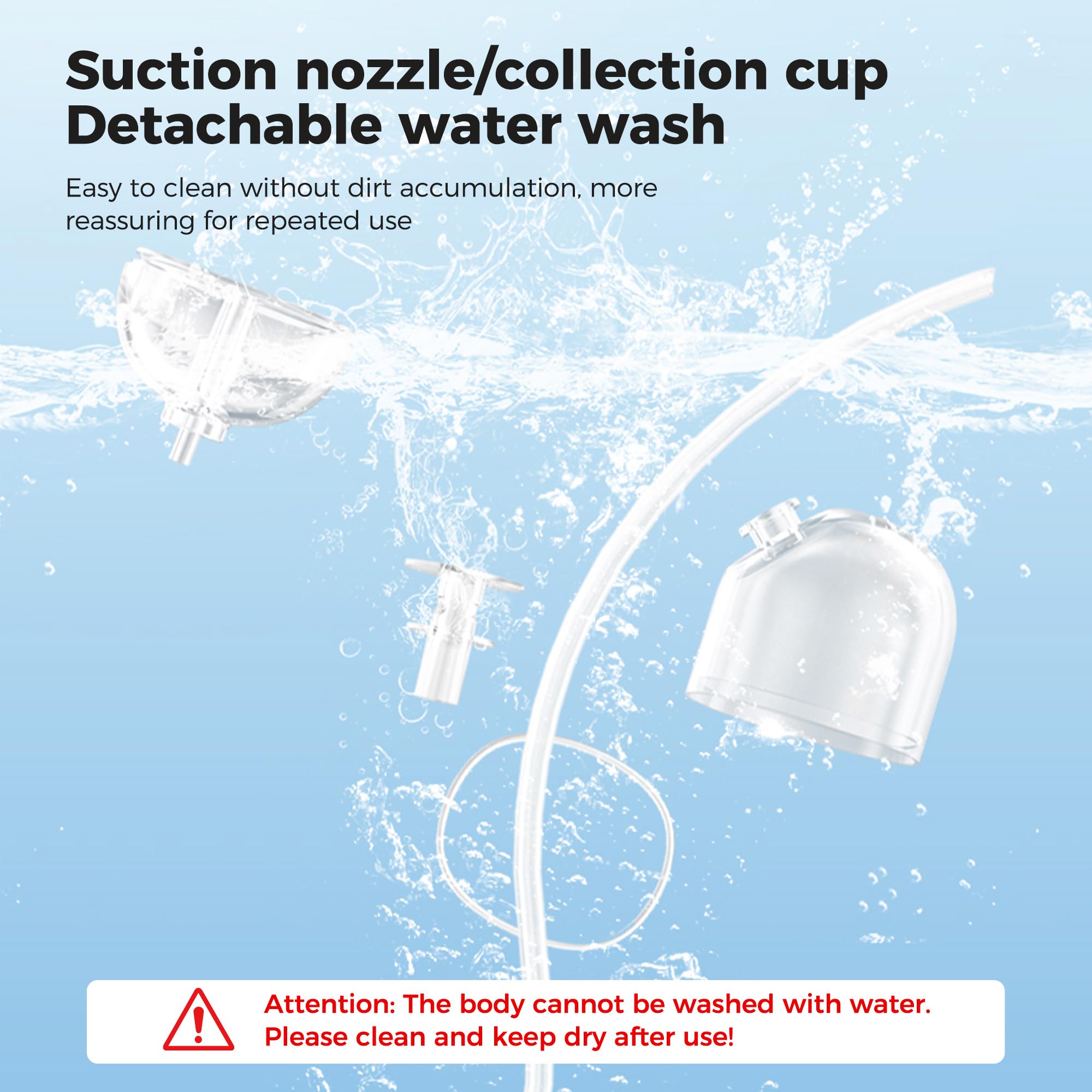 Werusto Nasal Aspirator tweezers for easy mucus removal.