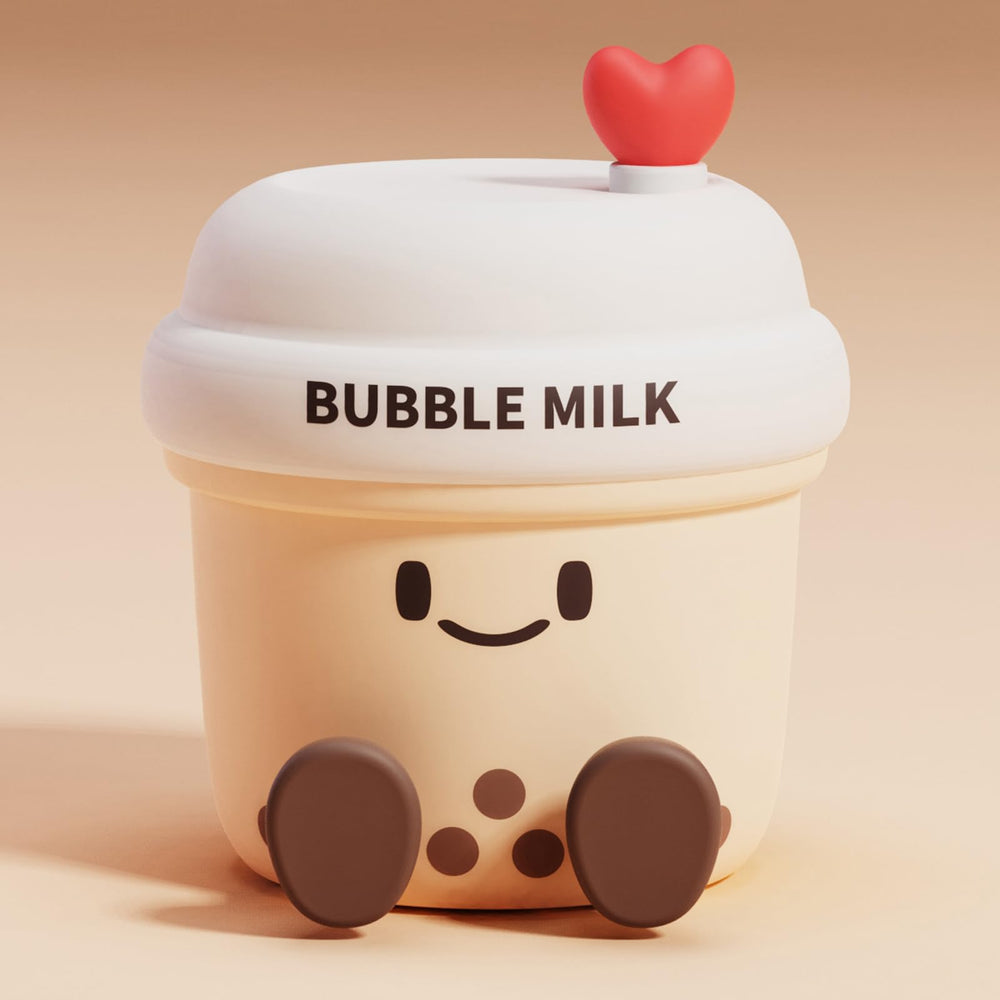 WesData bubble milk cup night light side glow ideal for a cozy bedroom