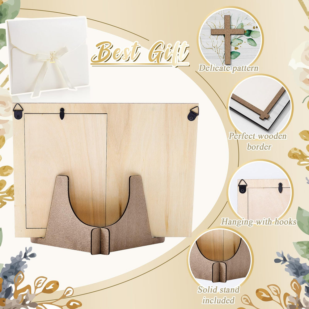 Wesiti baptism frame 4x6 photo area ideal for baby memories