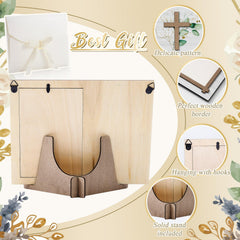 Wesiti baptism frame 4x6 photo area ideal for baby memories