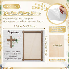 Wesiti baptism frame gift box set showing ready-to-gift presentation