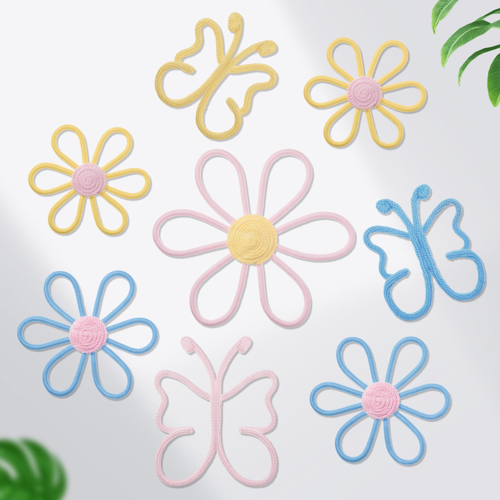 Wesiti butterfly-13cm woven wall hanging offers compact wall charm.