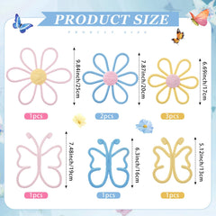 Wesiti daisy-25cm woven wall hanging creates a cozy nursery focal point.