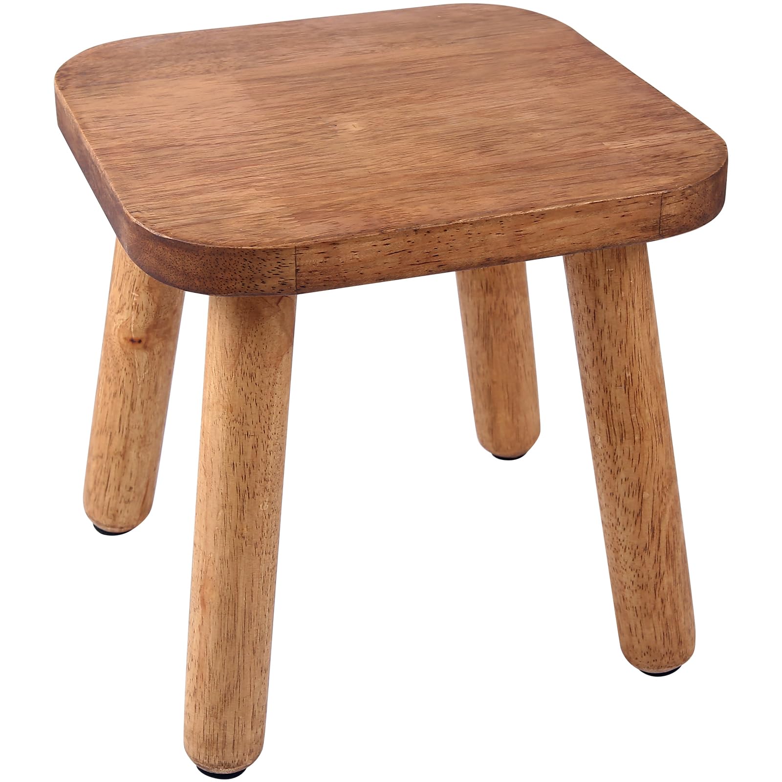 Wesketch 11.7-inch wooden step stool for durable daily use