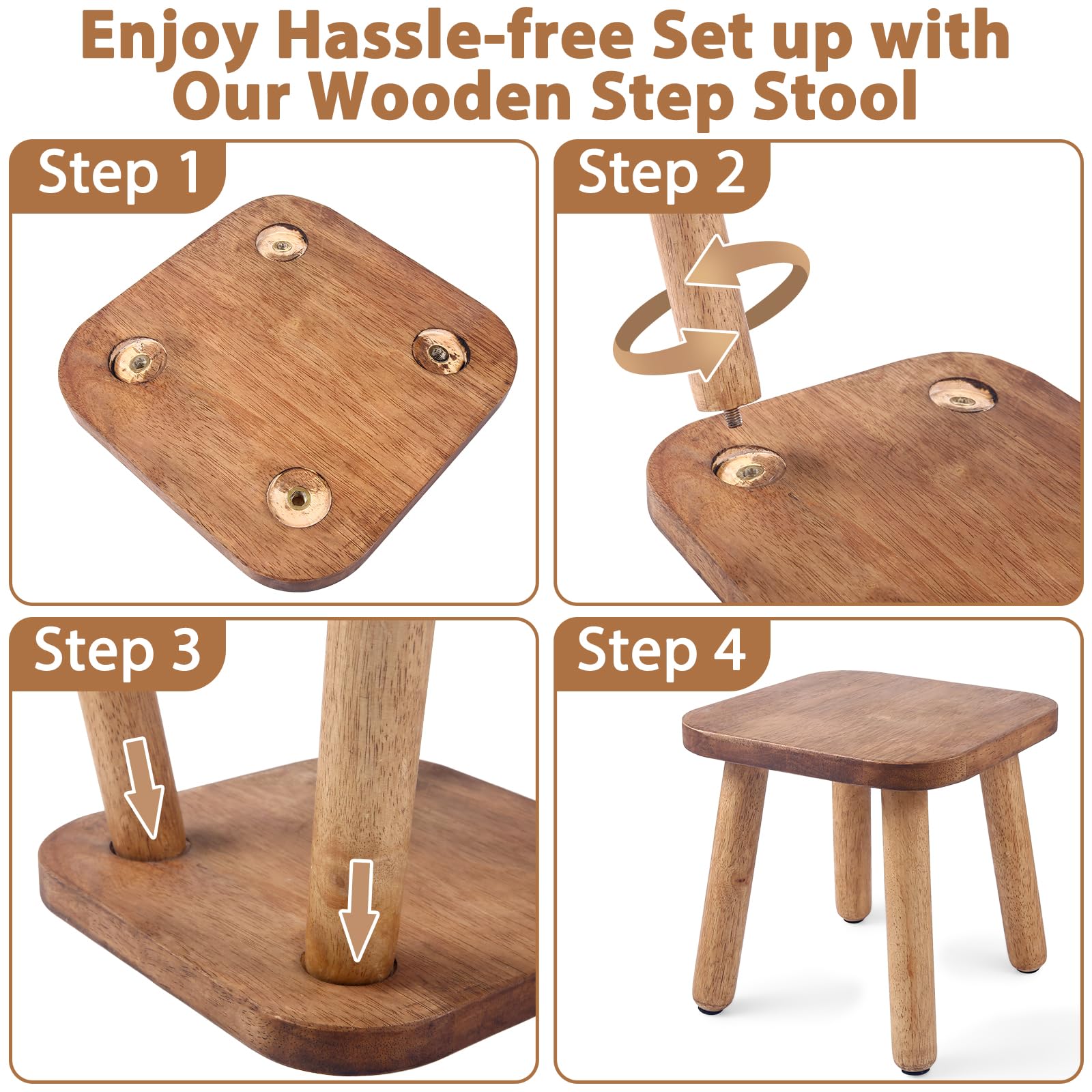 Wesketch bathroom step stool supports safe toddler use and reach