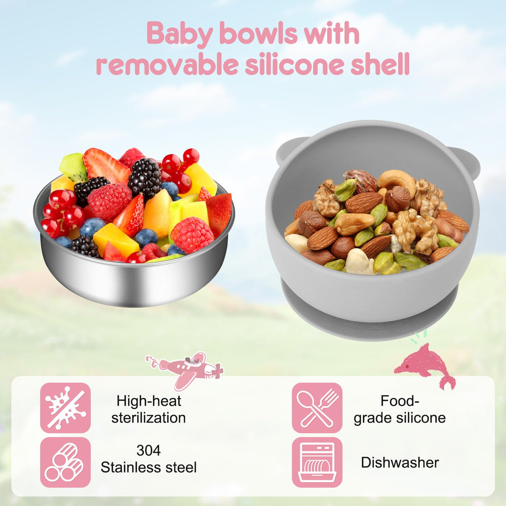 Wesketch removable silicone shell simplifies cleaning and sanitizing after meals.