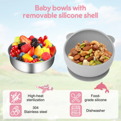 Wesketch removable silicone shell simplifies cleaning and sanitizing after meals.