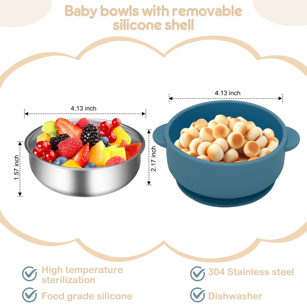 Wesketch stainless steel bowl close-up shows rust-proof, odor-free material.