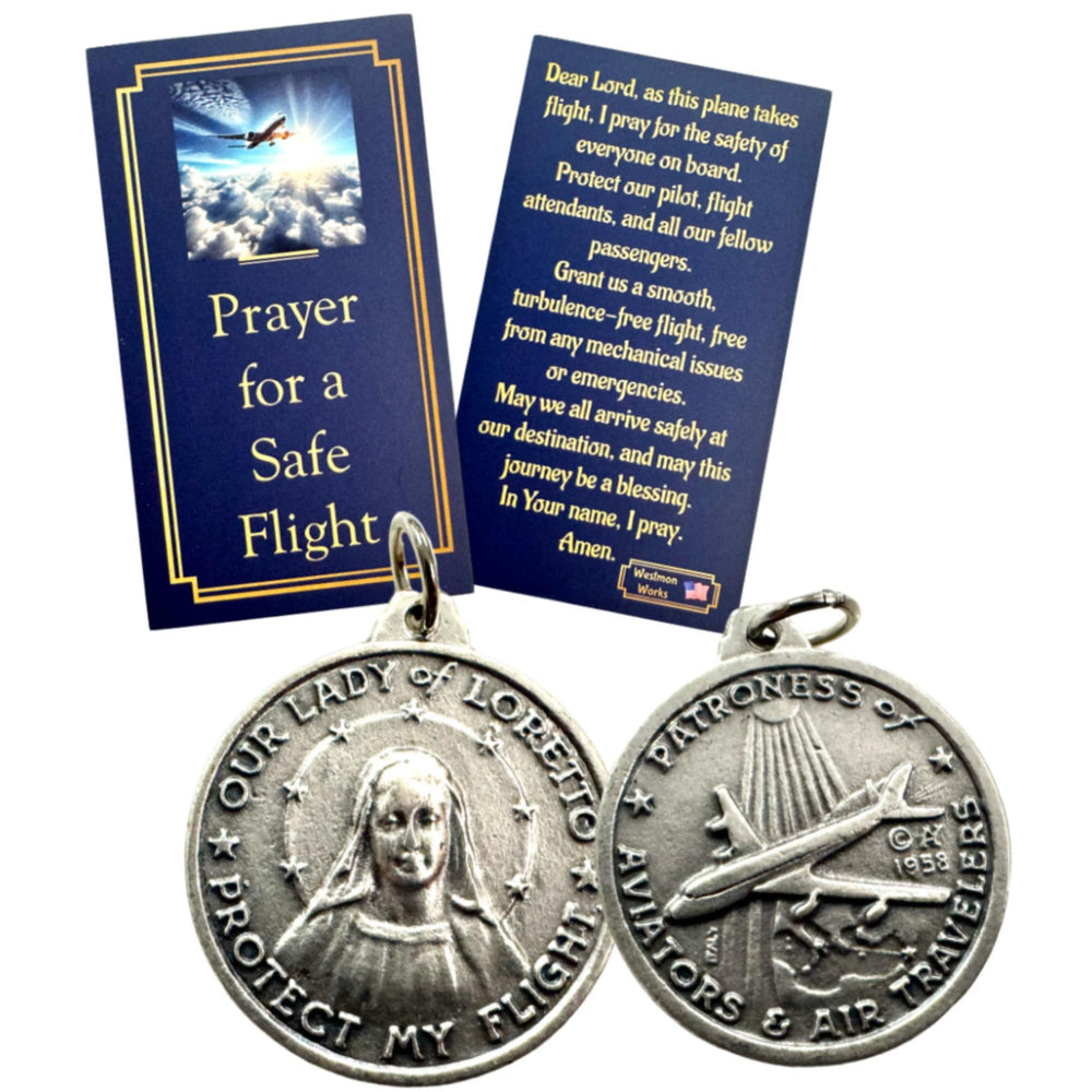Westmon Works Italian-made medal in durable metal for long-lasting travel.