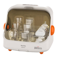 WestTribe baby bottle sterilizer 20L lid open demonstrates capacity for quick UV disinfection
