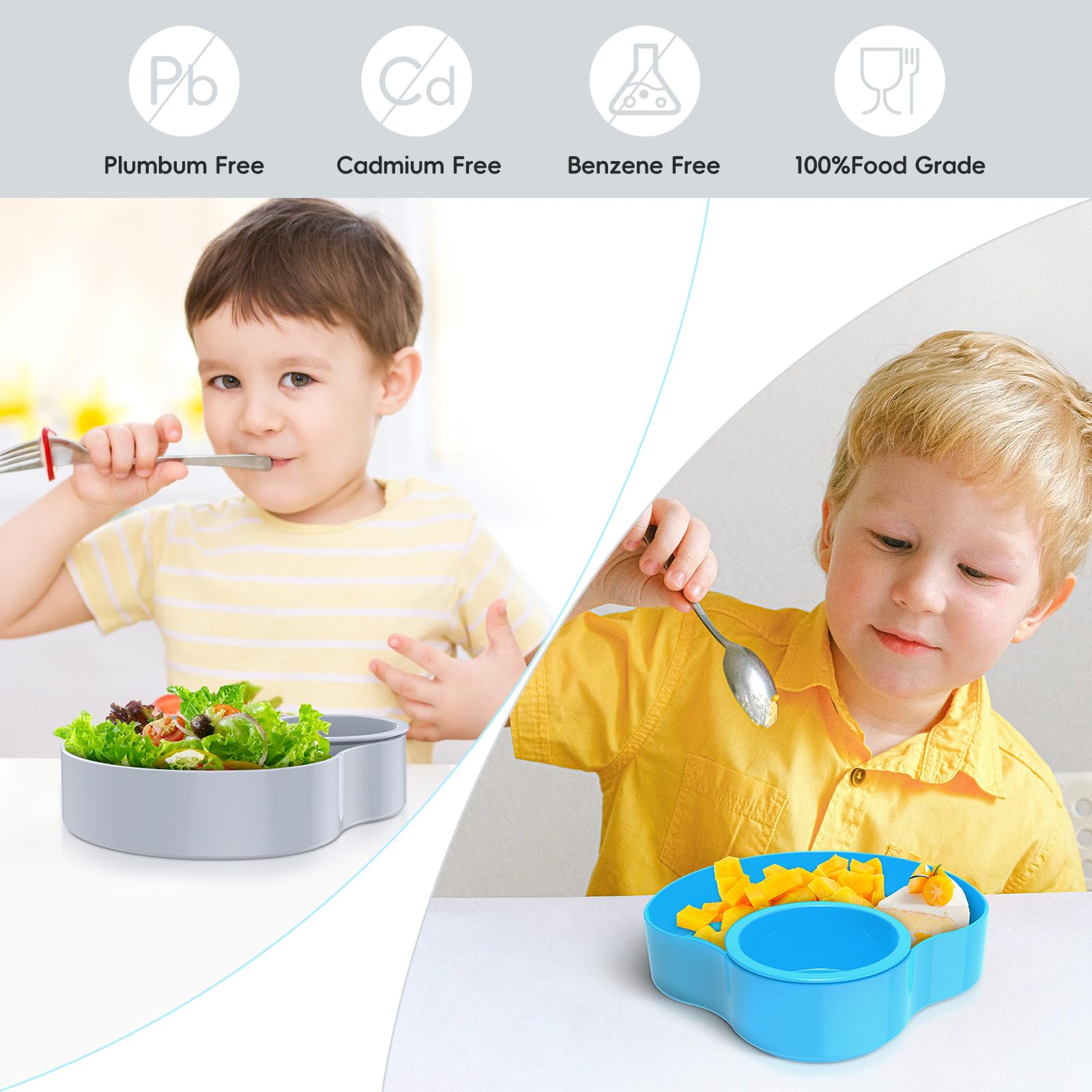 WeteamnoI built-in cup holders and compartments for snacks and toys
