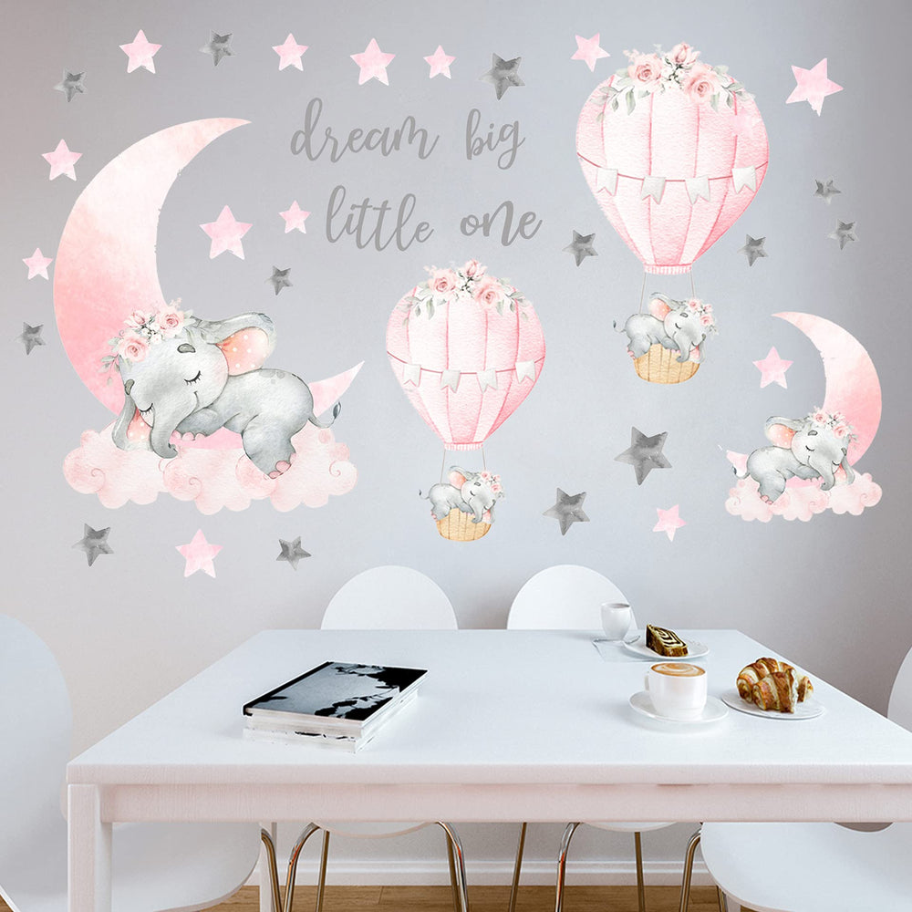 WEWINLE Dream Big Little One peel-and-stick design for easy, residue-free application.