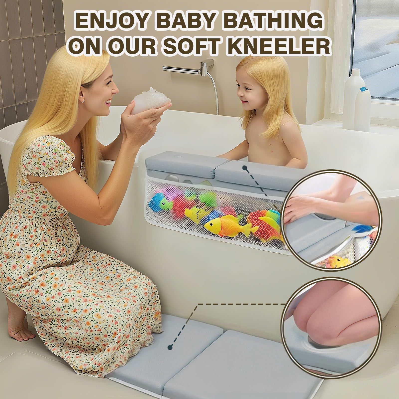 WEXIO gift-packaged bath kneeler, ideal for new parents shopping list.